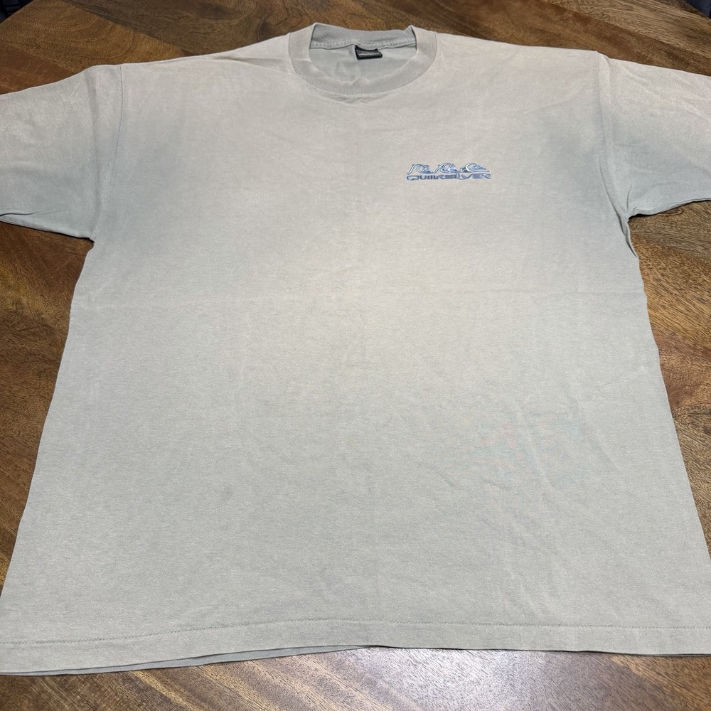 Vintage 90s Quicksilver T Shirt Great Fade Single Stitch XL